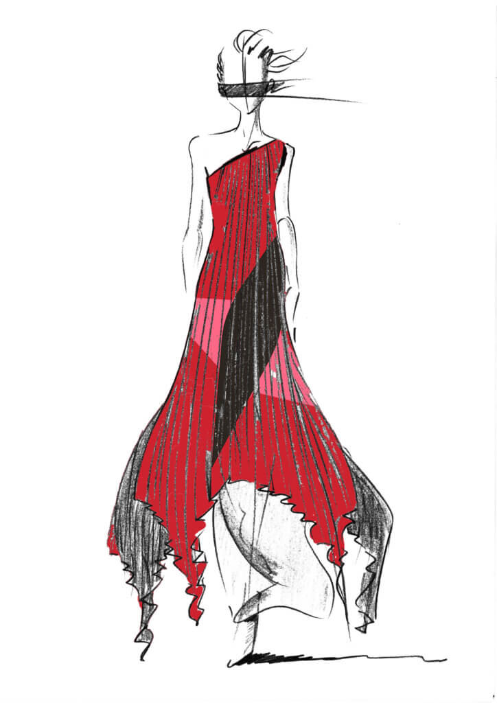 Sketch of Look 55