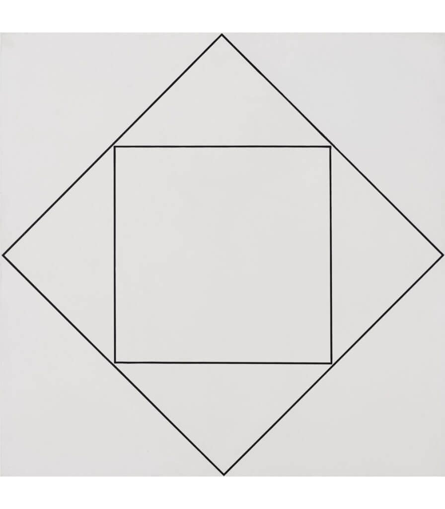 Carré inscrit dans un carré (Square Inscribed in a Square)