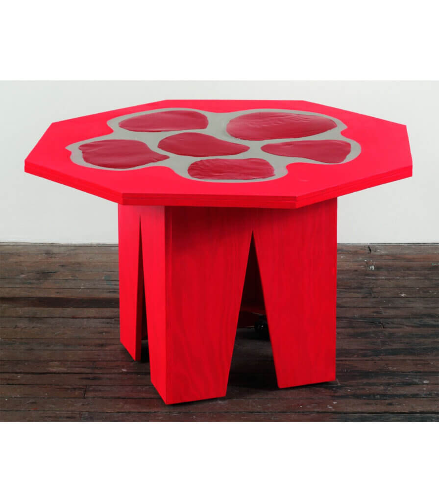 Red Tile Table