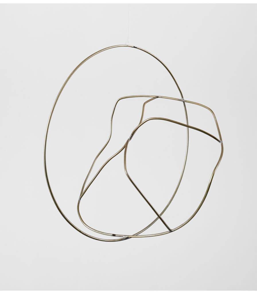 Ligne circulaire et cercle à rayons variables (Circular line and circle with changeable radii)