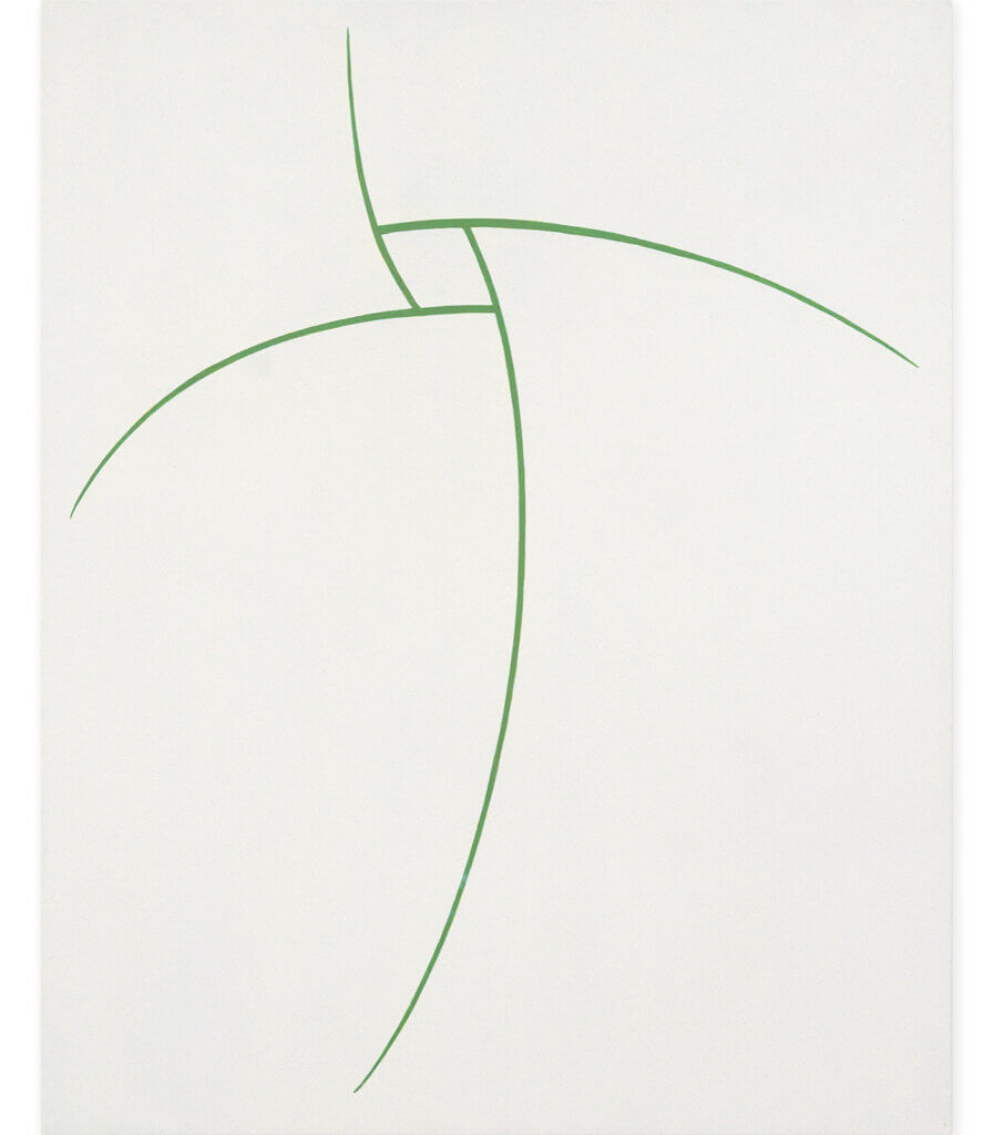 Etendue, courbes vertes (Extension, green curves)