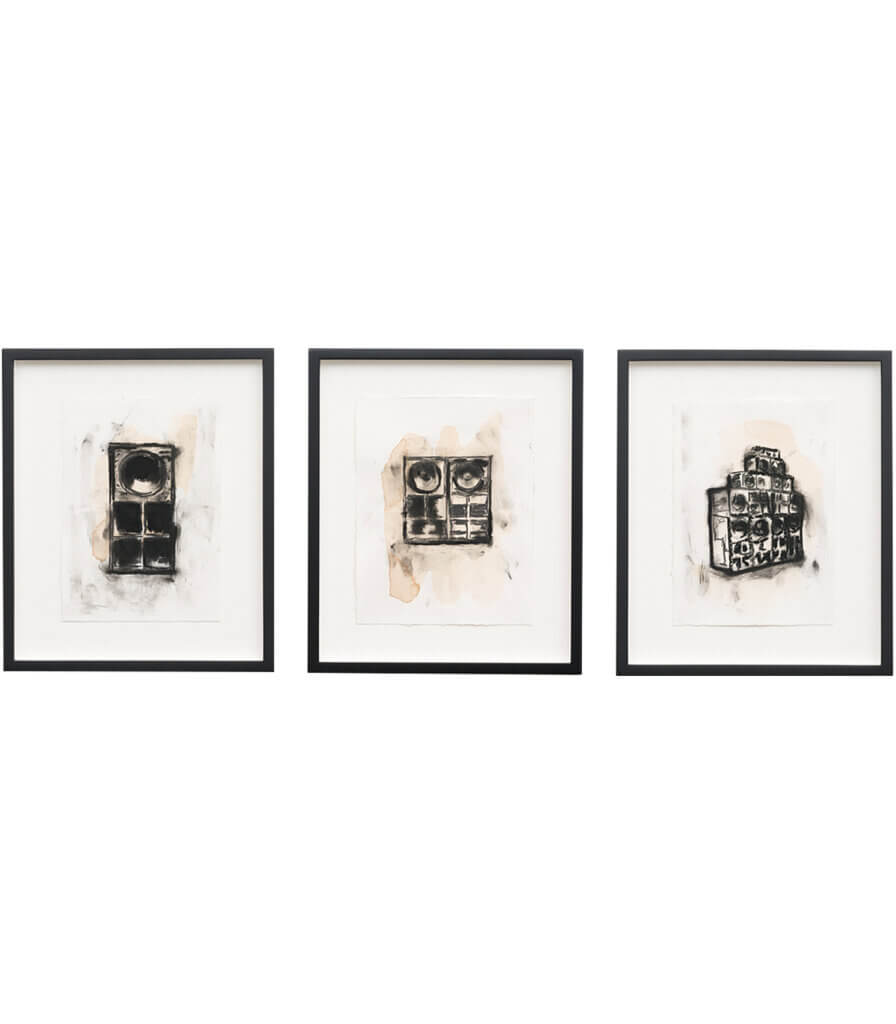 Untitled (Black Ark drawings 6-8)