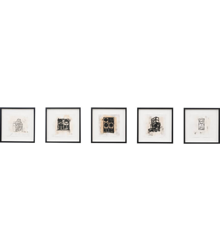 Untitled (Black Ark drawings 1-5)