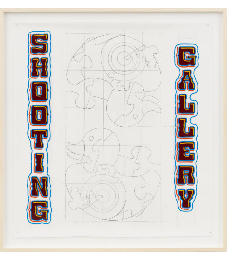 Study for SHOOTING GALLERY