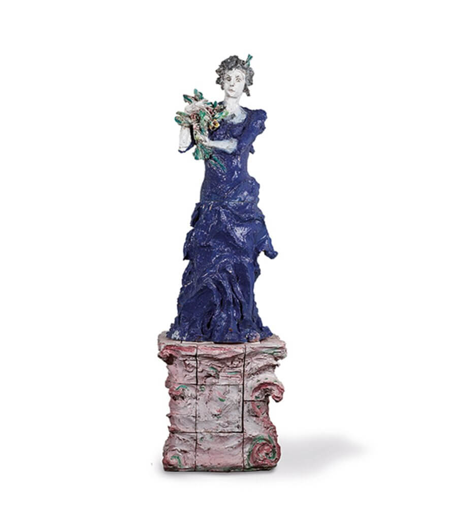 Figura femminile con fiori [Female Figure with Flowers]