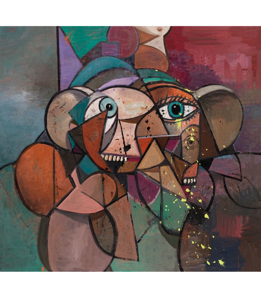 Abstract Portrait Composition