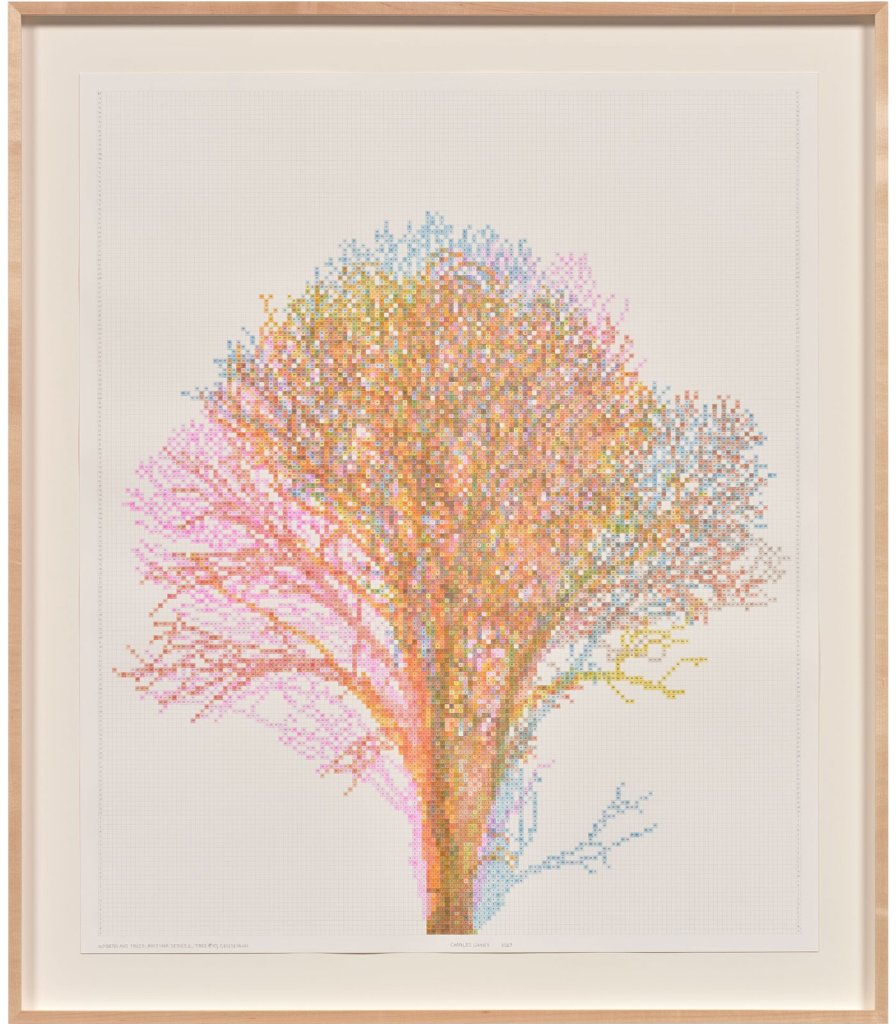 Charles Gaines Numbers and Trees: The Arizona Watercolors - Hauser & Wirth  | Hauser & Wirth